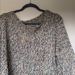 Amy Brill Cozy Multicolor Knit Women's Sweater